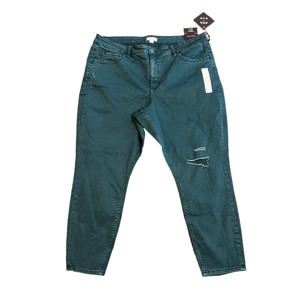 Plus size high rise jeans
